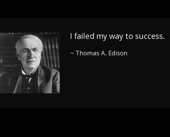 I’m going to keep failing my way to success - Brent Widman